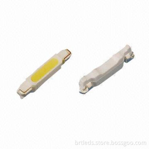 020 Side-view Blue Backlight LEDs with 3.8 x 0.6 x 1.2mm Method, 105° Wide Beam Angle